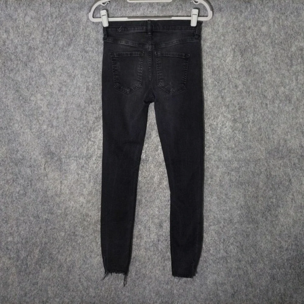 Free People Jeans Women 25 Vintage Inspired Raw Hem‎ Weekend Denim Modern Edge